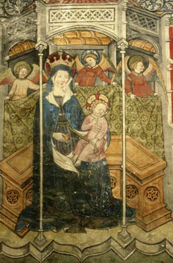 Fresque de la Basilique de Valère (Valais)