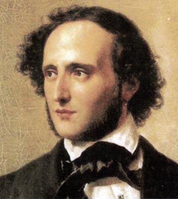 Felix Mendelssohn par Wilhelm Hensel