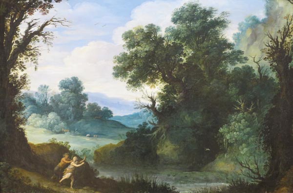Paul Bril: Paysage avec Pan et Syrinx